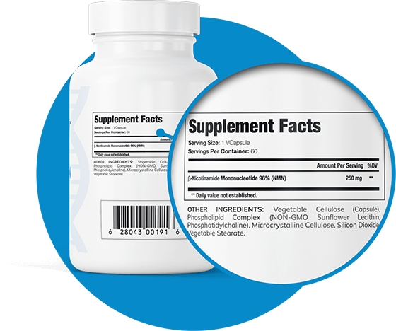 GenuinePurity Liposomal NMN Supplement Fact